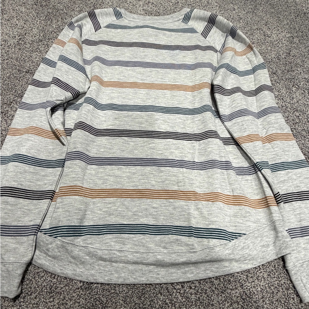 Thread & Supply Gray Striped Sweatshirt – NWT (No Tags) Size Medium